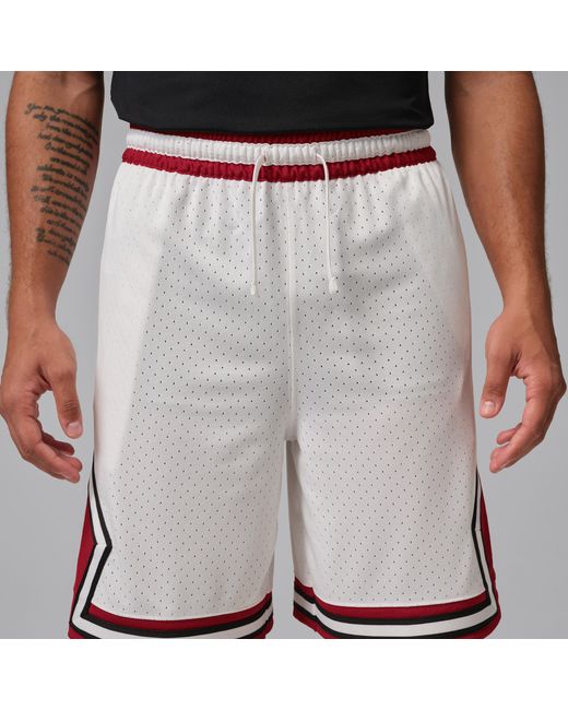 Nike White Sport Dri-Fit 9" Diamond Shorts for men