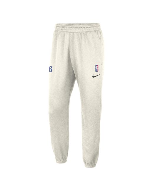 Nike Philadelphia 76ers Spotlight Dri-fit Nba Pants in Natural for Men ...