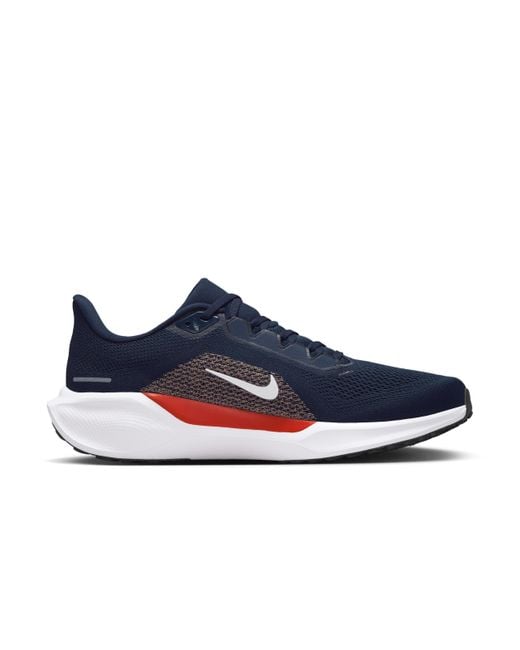 Nike Blue Chicago Bears Pegasus 41 Nfl Road Running Shoes for men