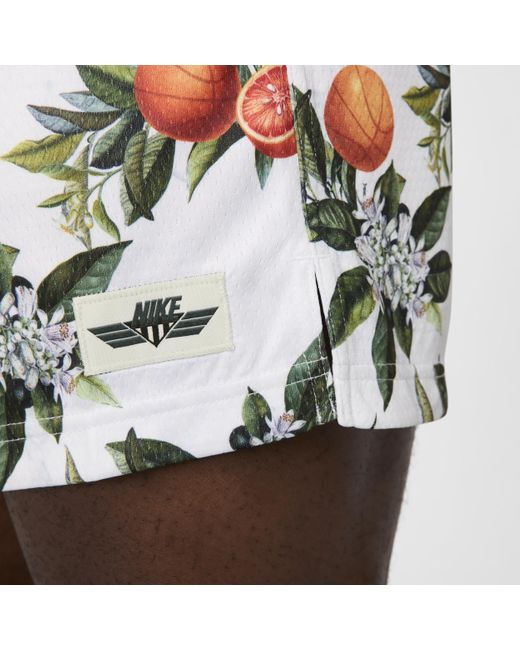 Nike White Club Mesh Flow Shorts for men