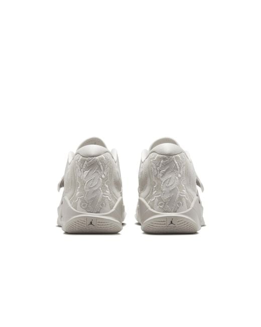 Nike White Zion 3 M.u.d. 'light Bone' Se Basketball Shoes Leather for men