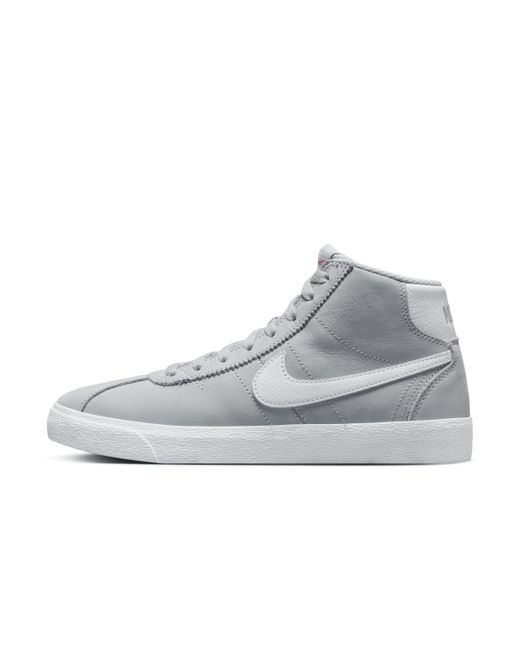 Nike Sb Bruin High Iso Skate Shoes In Grey, in Gray | Lyst