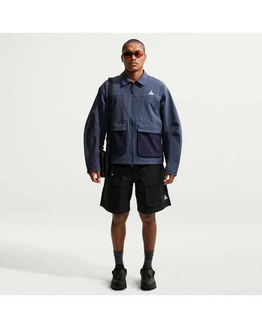 Nike Blue Acg "Smith Summit" Uv Jacket for men