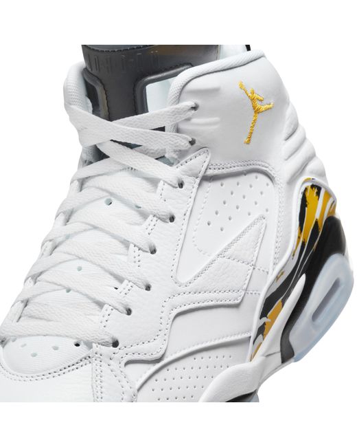 Nike White Jumpman Mvp Shoes Leather for men