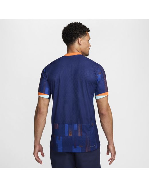 Nike Blue Netherlands ( Team) 2024/25 Match Away Dri-fit Adv Football Authentic Shirt 50% Recycled Polyester for men