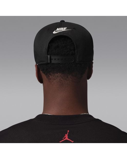 Nike Black Essentials Pro Structured Flat Bill Hat