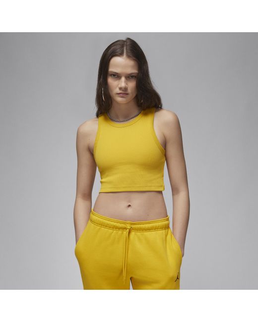 Nike Yellow Jordan Tank Polyester
