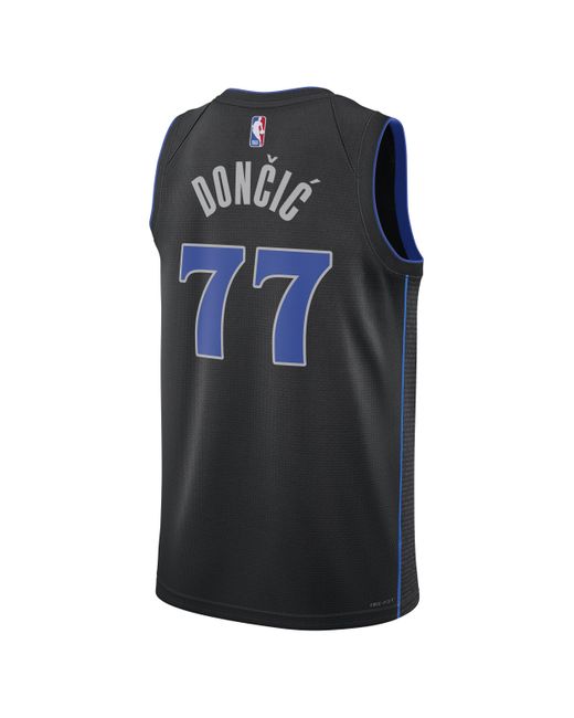 Nike Black Dallas Mavericks 2023/24 City Edition Dri-fit Nba Swingman Jersey 50% Recycled Polyester for men