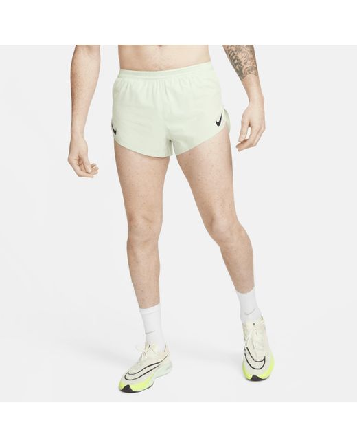 Shorts da running con slip foderato 5 cm dri-fit adv aeroswift di Nike in Natural da Uomo