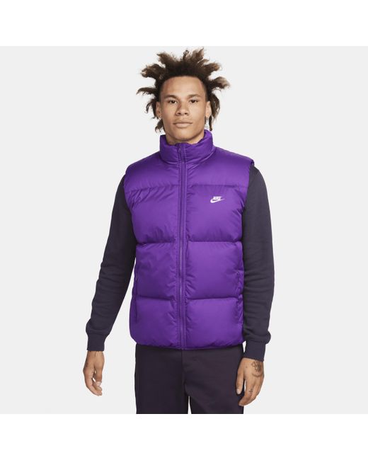 Piumino smanicato idrorepellente sportswear club primaloft® di Nike in Purple da Uomo