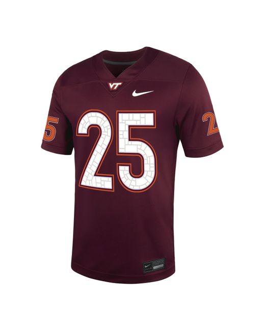 Nike Red Virginia Tech College Football Replica Jersey for men