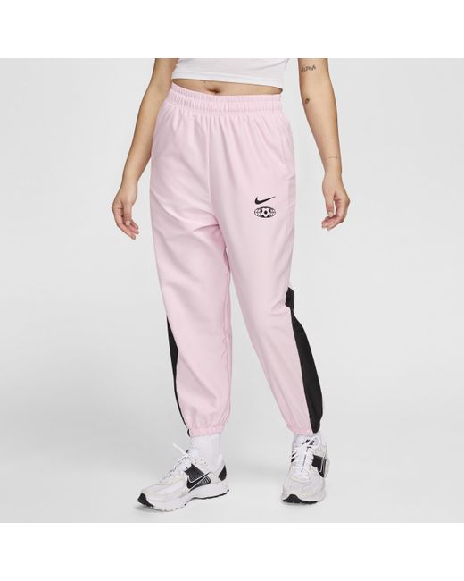 Nike Sportswear Geweven joggingbroek in het Pink