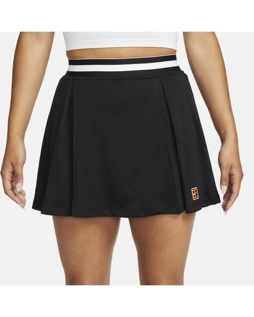 Nike Black Court Dri-fit Heritage Tennis Skirt
