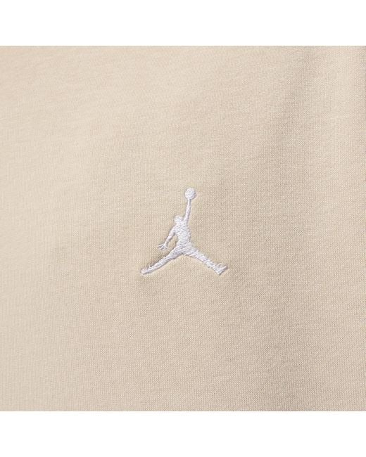 Nike Natural Jordan Essentials Loopback Fleece Pullover Hoodie Cotton for men
