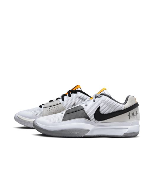 Nike Ja 1 wet Cement Basketball Shoes in White for Men Lyst UK