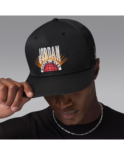 Nike Black Essentials Pro Structured Flat Bill Hat