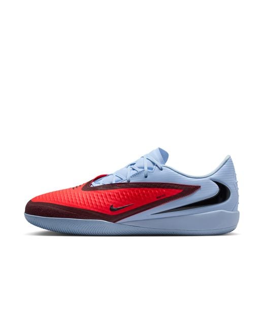 Nike Red Phantom 6 Low Academy Indoor Court Football Shoes for men