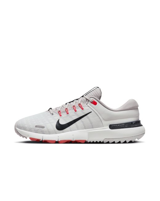Nike White Free Golf Nn Golf Shoes (wide) for men