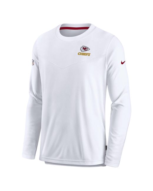Nike Dri-fit Lockup (nfl Kansas City Chiefs) Long-sleeve Top In White, for  Men | Lyst