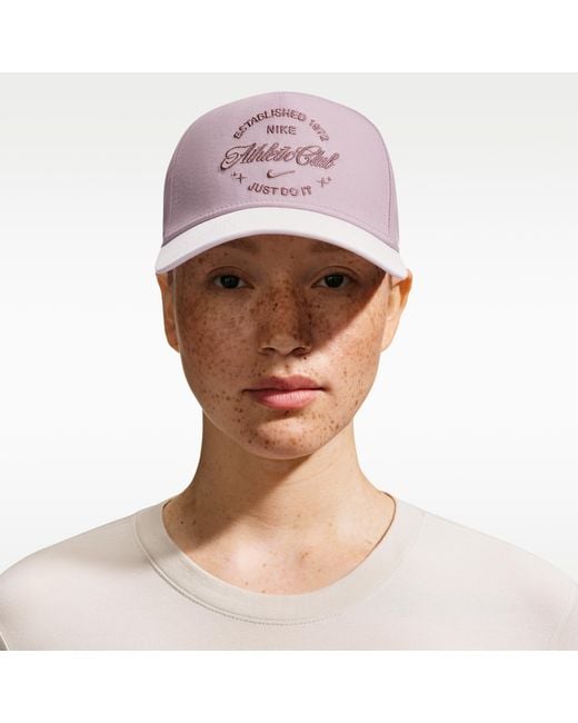 Nike Blue Rise Structured A-Frame Cap