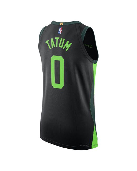 Nike Green Jayson Tatum Boston Celtics 2024/25 City Edition Dri-Fit Adv Nba Authentic Jersey for men