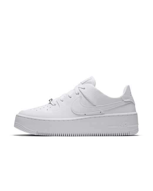 Nike White Air Force 1 Sage Low Shoes