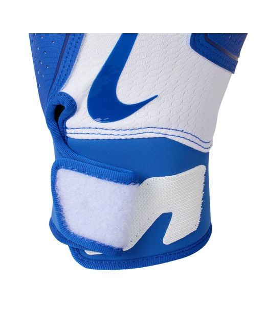 Nike Blue Alpha 2.0 Baseball Batting Gloves