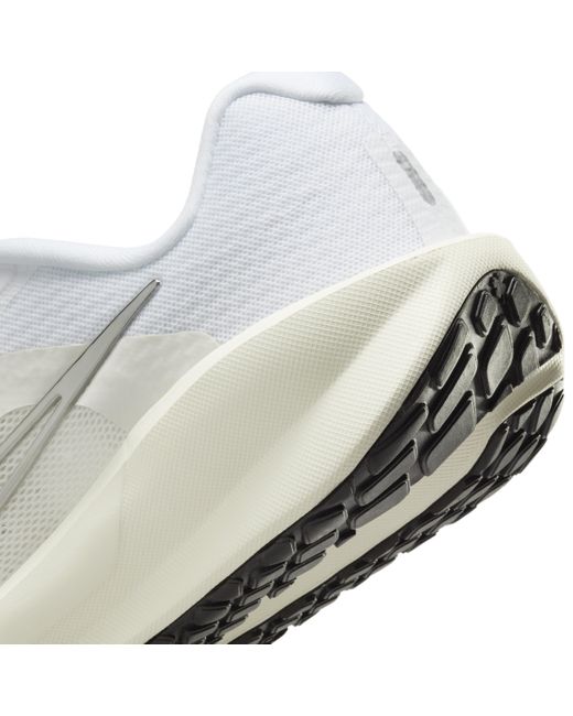 Nike White Downshifter 13 Road Running Shoes (Extra Wide)