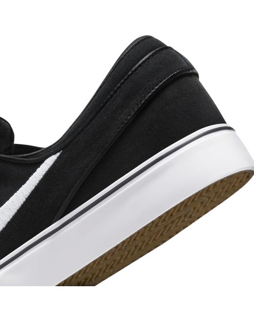 Nike Black Sb Janoski+ Slip Skate Shoes for men