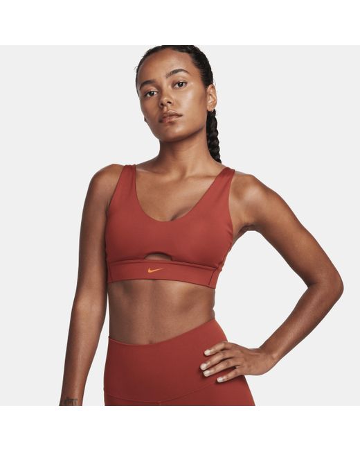 Nike Indy Plunge Cut-out Medium-support Padded Sports Bra 50
