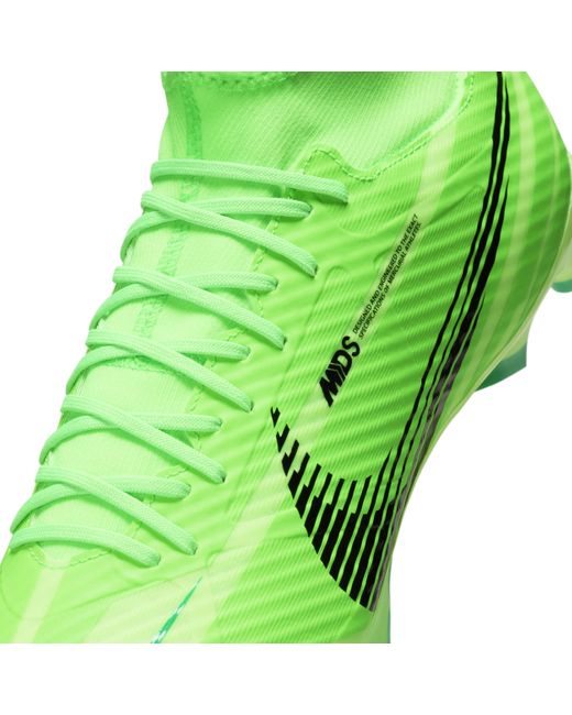 Nike Green Superfly 9 Academy Mercurial Dream Speed Mg High-top Soccer Cleats for men