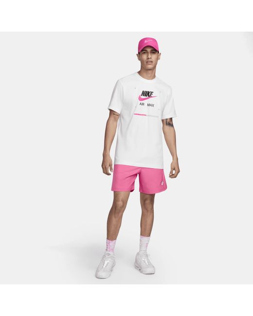 T-shirt sportswear di Nike in White da Uomo