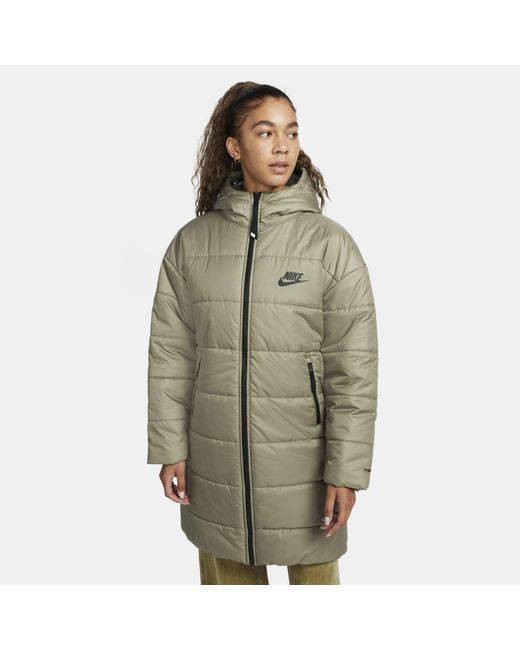 ritmo rosario Oficial Nike Sportswear Therma-fit Repel Synthetic-fill Hooded Parka in Green | Lyst