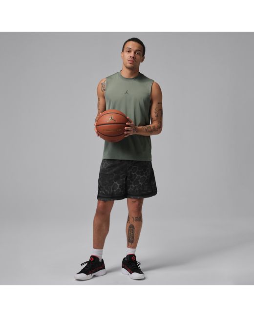 Nike Black Sport Dri-Fit Printed Diamond Shorts for men