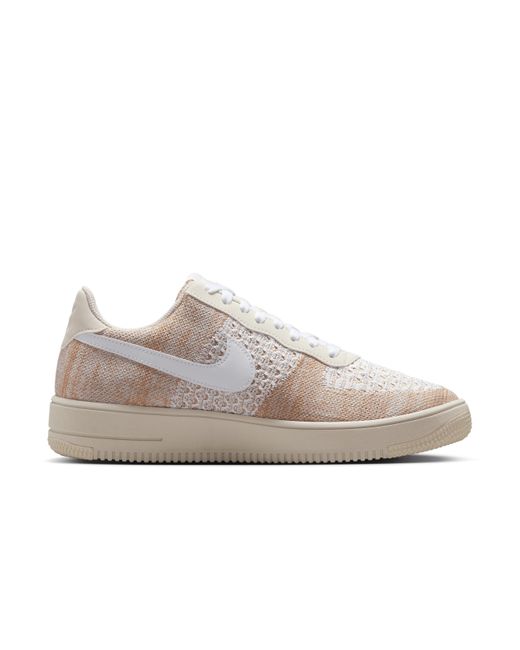 Nike Gray Air Force 1 Flyknit 2.0 Shoes for men