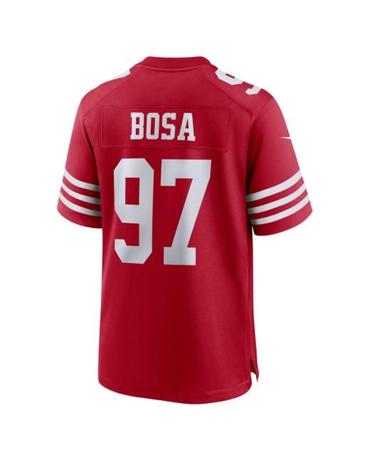 Nike Red Nfl San Francisco 49Ers (Nick Bosa) Game American Football Jersey for men