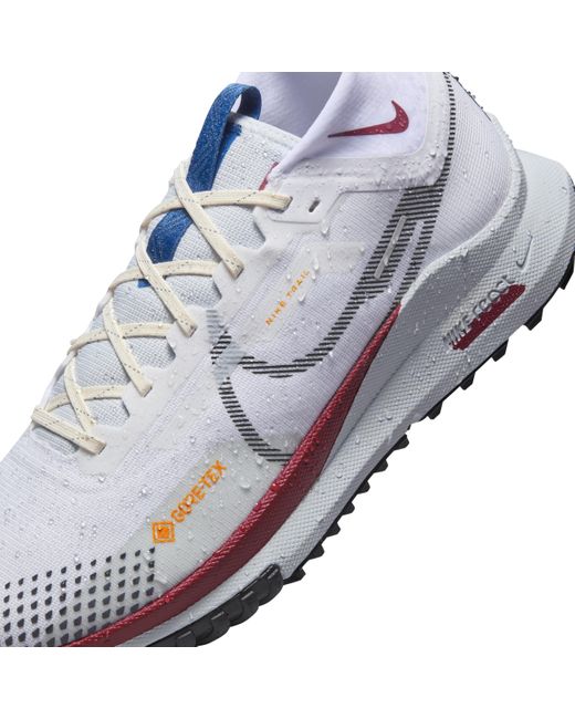 Nike White Pegasus Trail 4 Gore-tex Waterproof Trail Running Shoes for men