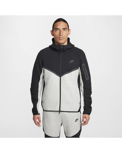 Nike Black Tech Full-Zip Windrunner Hoodie for men