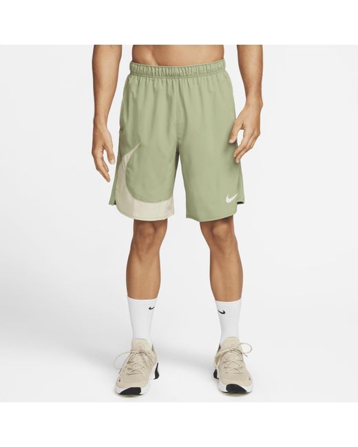 Nike Green Dri-fit Challenger 23cm (approx.) Unlined Versatile Shorts 50% Recycled Polyester for men
