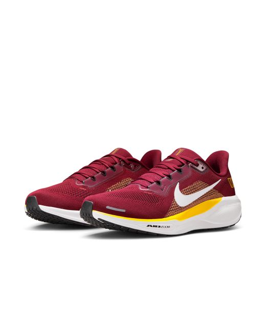 Nike Red Washington Commanders Pegasus 41 Nfl Road Running Shoes for men