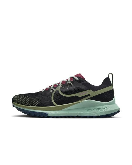Nike Rubber React Pegasus Trail 4 Trail Running Shoes in Green for Men ...