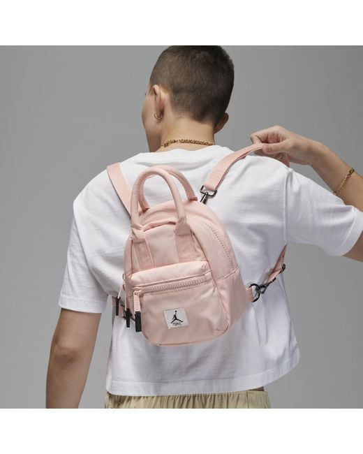 Nike Pink Jordan Flight Mini Backpack (4l)