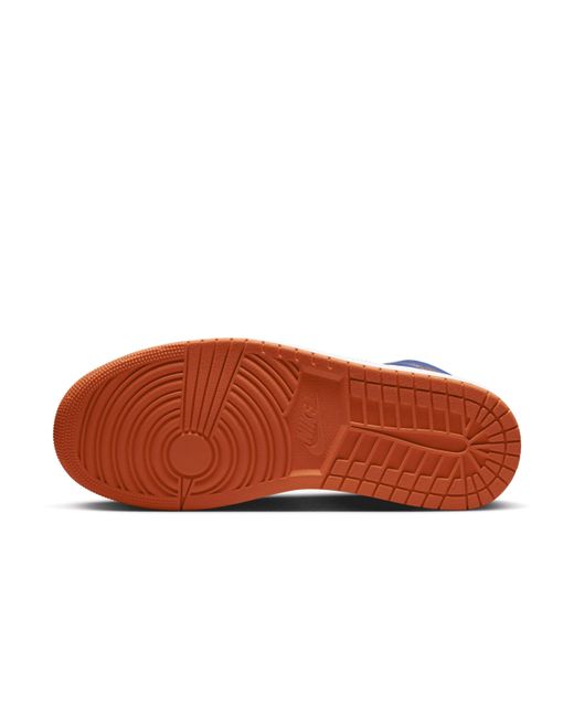 Nike Blue Air 1 Mid "knicks" Shoes for men