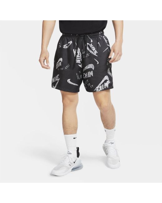 Nike Sportswear Print Shorts (black 