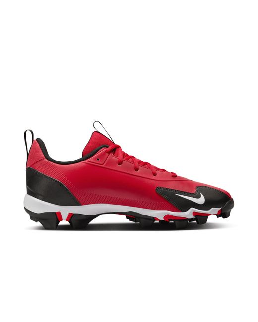Kids' force trout 6 keystone baseball cleats black/red cheap