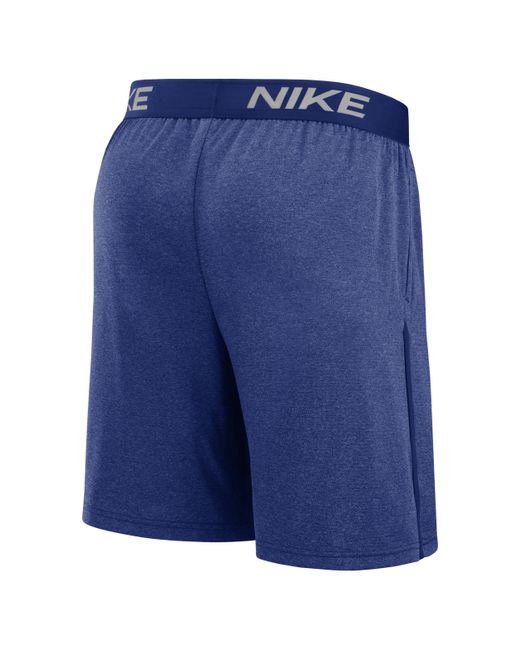 Nike Blue Los Angeles Dodgers Authentic Collection Practice Dri-fit Mlb Shorts for men