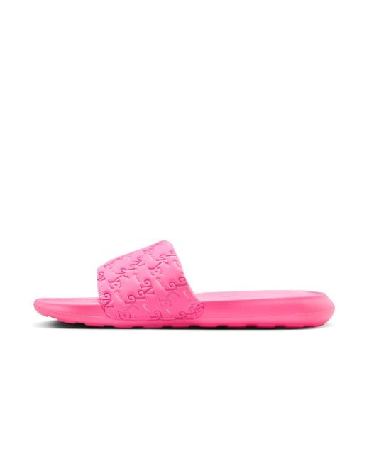 Nike Pink Victori One Slides