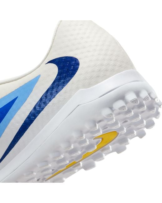 Nike Blue Phantom 6 Low Academy Turf Soccer Shoes for men