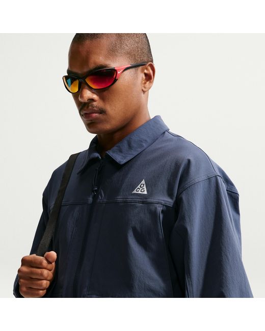 Nike Blue Acg "Smith Summit" Uv Jacket for men
