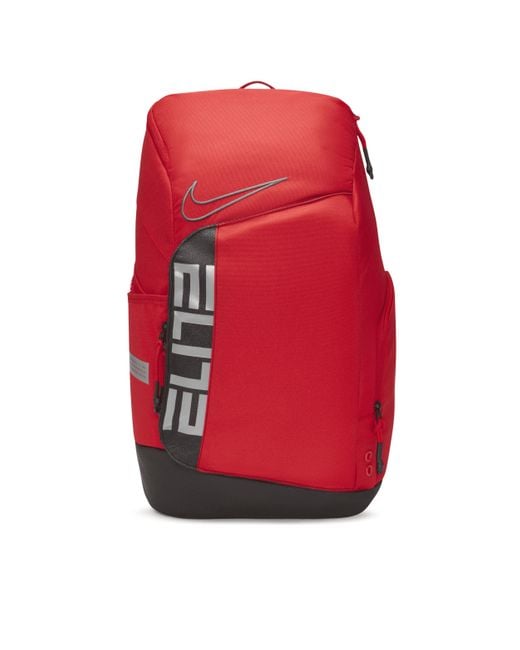 Nike Unisex Elite Pro Basketball Backpack (32l) In Red,